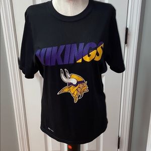 Nike DriFit Minnesota Vikings Short Sleeve Shirt
